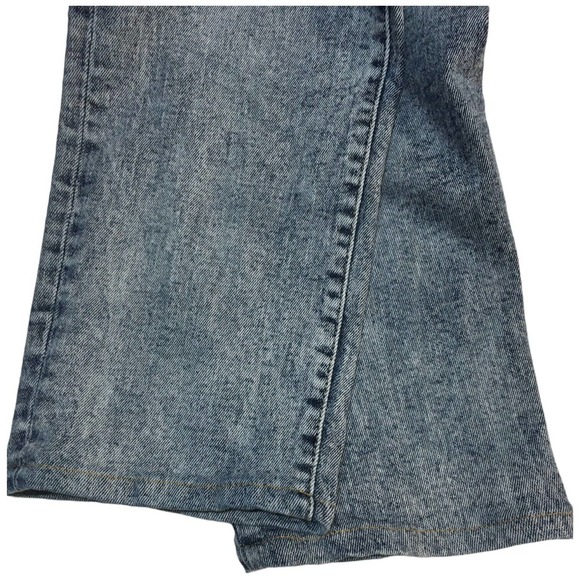 American Eagle Mens Size 38 Flex Slim Taper Distressed Stone Wash Denim Blue - Picture 12 of 14